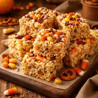 Fall Harvest Rice Krispies Treats