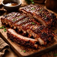 Fall Off the Bone Baked Maple Glazed Ribs