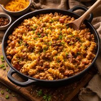 Family Favorite Cheeseburger Pasta