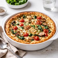 Family Style Deep Dish Omelette
