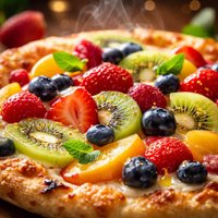 Fanciful Fruit Pizza