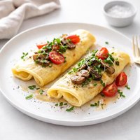 Fancy but Easy Breakfast Custard Omelets