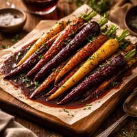 Fancy Carrots in Wine Sauce
