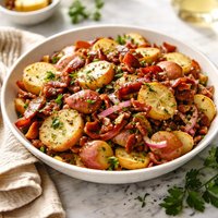 Fantabulous Hot German Potato Salad