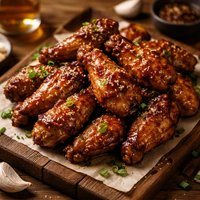 Fantastic Chicken Wings with Honey Soy Garlic Glaze