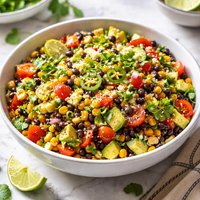 Fantastic Mexican Corn and Bean Salad Vegetarian