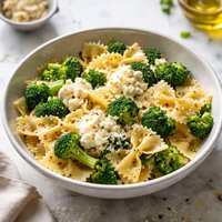 Farfalle Pasta with Broccoli and Ricotta