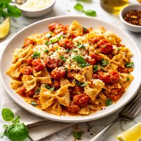 Farfalle with Tomato Herb Sauce