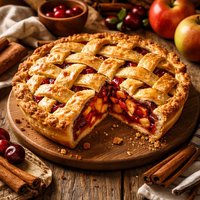 Farmhouse Apple Cherry Pie