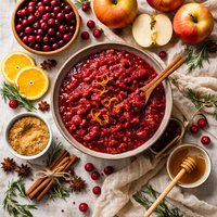 Farmhouse Cranberry Applesauce for the Holiday Table