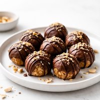 Farmhouse Peanut Butter Chocolate Balls No Cook