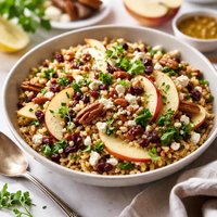 Farro Apple and Pecan Salad