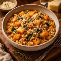 Farro Risotto with Butternut Squash