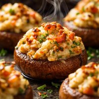 Fast Easy Crab Stuffed Mushrooms