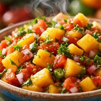 Fast Tropical Mango Salsa