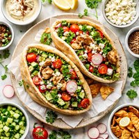 Fattoush Pita Sandwich