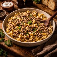 Faux Ground Beef Stroganoff Turkey
