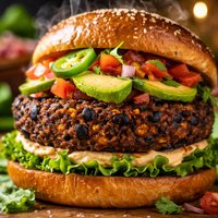 Feijoada Black Bean Burgers