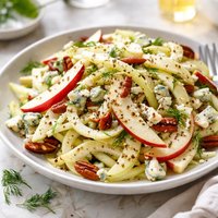 Fennel and Apple Salad with Blue Cheese and Pecans