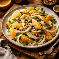 Fennel and Orange Salad with Toasted Pistachios