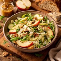 Fennel Apple and Gorgonzola Salad