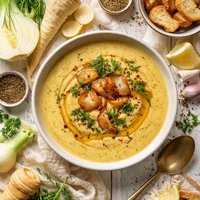 Fennel Parsnip and Cumin Soup