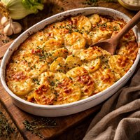 Fennel Potato Au Gratin
