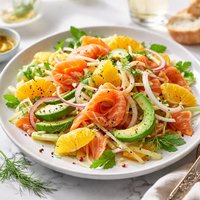 Fennel Smoked Salmon and Orange Salad
