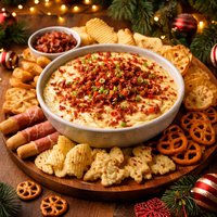 Festive Candy Cane Noisemakers Etc Dip Bowl