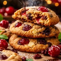 Festive Chewy Cherry Cookies