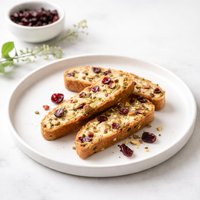 Festive Cranberry and Date Biscotti