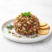 Festive Dried Beef Cheese Ball