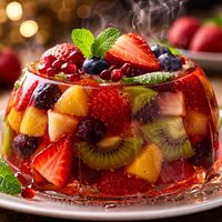 Festive Fruit Gelatin