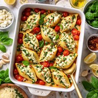Feta and Herb Stuffed Shells