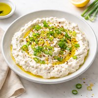 Feta and Scallion Dip with Olive Oil and Lemon Bobby Flay