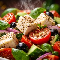 Feta Cheese and Tomato Salad