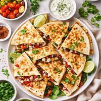Feta Quesadillas from Fast and Healthy Cookbook