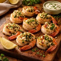 Feta Stuffed Shrimp Appetizer