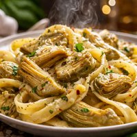 Fettuccine Con Carciofi