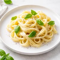 Fettuccine with Mascarpone and Basil