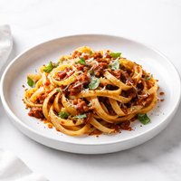 Fettuccine with Sun Dried Tomato Sauce