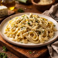 Fettuccini with Creamy Gorgonzola Sauce