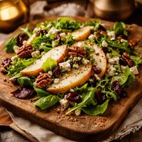 Field Salad with Pears and Blue Cheese