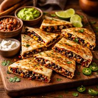 Fiesta Black Bean Quesadillas
