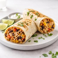 Fiesta Chicken Burritos Crockpot