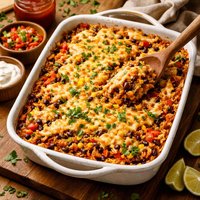 Fiesta Chicken Rice Bake