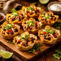 Fiesta Chicken Taco Cups