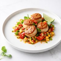 Fiesta Style Scallops