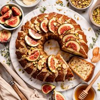 Fig Almond Bundt Cake