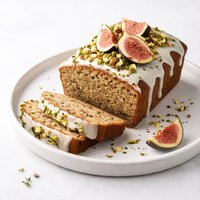 Fig and Pistachio Loaf Cake